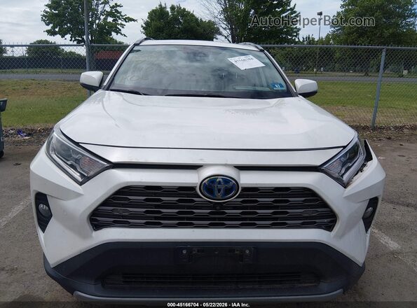 2T3DWRFV7LW080713 2020 TOYOTA RAV4 HYBRID White Vista del cuadro de instrumentos