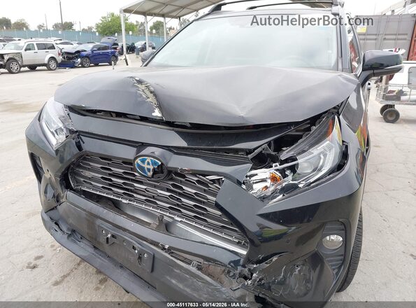 2T3DWRFV9KW023802 2019 TOYOTA RAV4 HYBRID Black Դիմացի տեսք