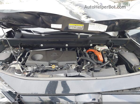 2T3DWRFV9KW023802 2019 TOYOTA RAV4 HYBRID Black Հետևի տեսք