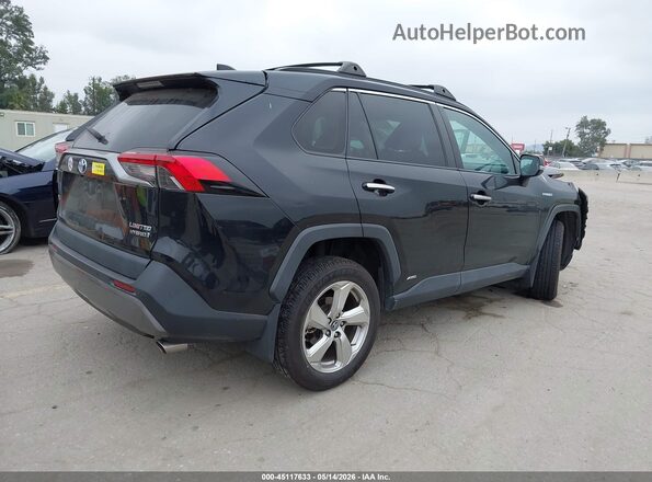 2T3DWRFV9KW023802 2019 TOYOTA RAV4 HYBRID Black Հետևի աջ