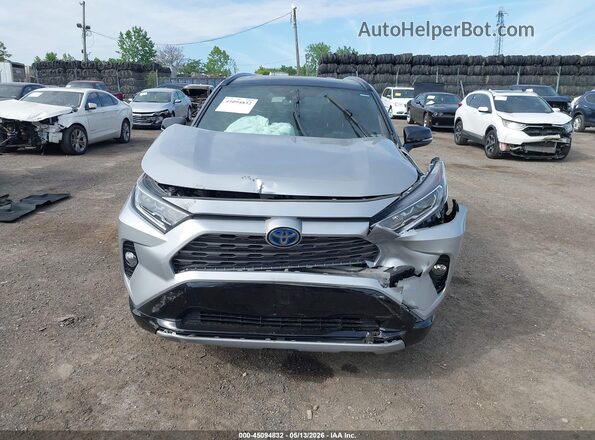 2T3E6RFV3MW010261 2021 TOYOTA RAV4 HYBRID Серебряный Вид щитка приборов