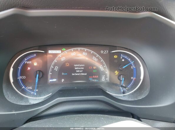 2T3E6RFV3MW010261 2021 TOYOTA RAV4 HYBRID Серебряный Вид задних сидений