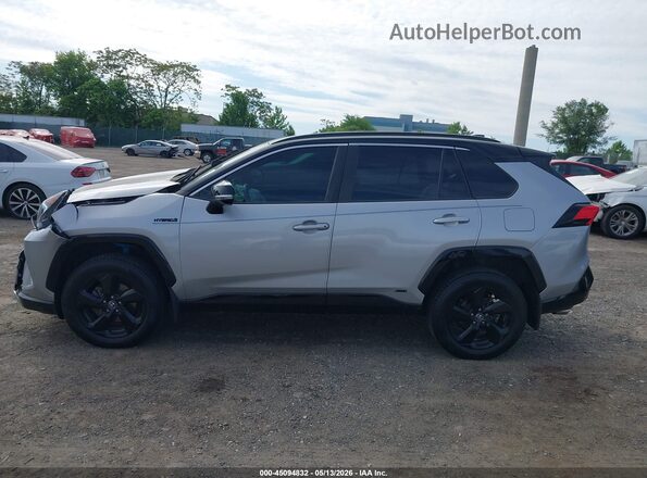 2T3E6RFV3MW010261 2021 TOYOTA RAV4 HYBRID Серебряный Панорамный вид салона 360°