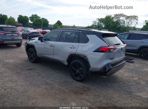 2T3E6RFV3MW010261 2021 TOYOTA RAV4 HYBRID Серебряный Задняя левая четверть