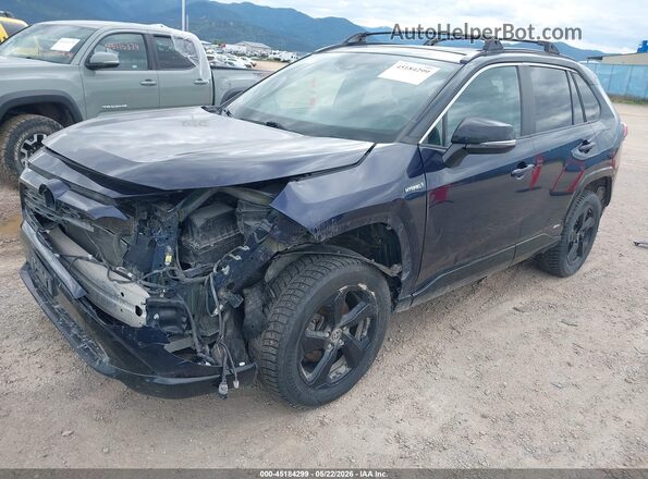 2T3E6RFV3MW010812 2021 TOYOTA RAV4 HYBRID Blue Front left