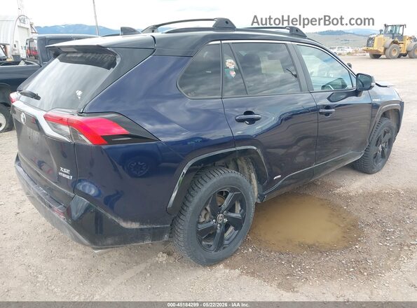 2T3E6RFV3MW010812 2021 TOYOTA RAV4 HYBRID Blue Rear right