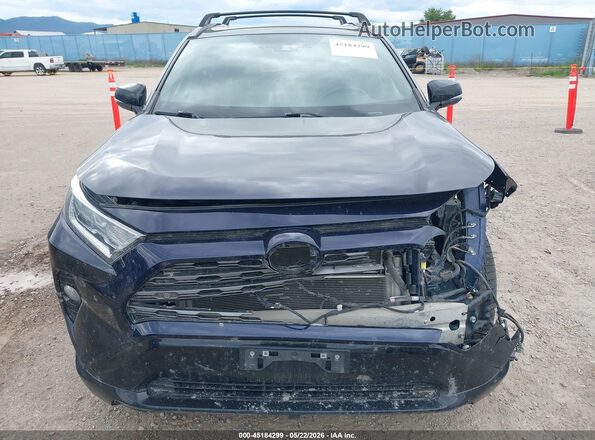 2T3E6RFV3MW010812 2021 TOYOTA RAV4 HYBRID Blue Rear interior view