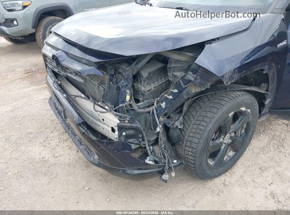 2T3E6RFV3MW010812 2021 TOYOTA RAV4 HYBRID Blue Front view