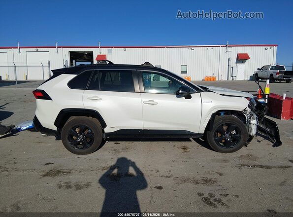 2T3E6RFV4MW006025 2021 TOYOTA RAV4 HYBRID White 