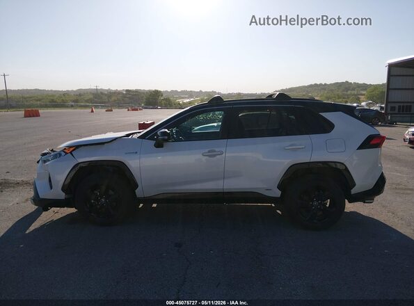 2T3E6RFV4MW006025 2021 TOYOTA RAV4 HYBRID White 