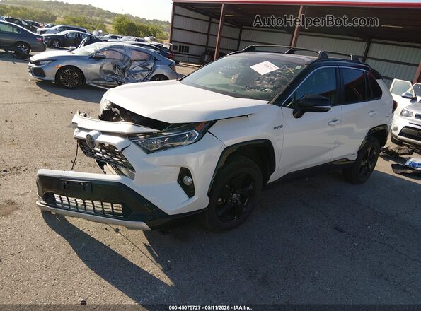 2T3E6RFV4MW006025 2021 TOYOTA RAV4 HYBRID White 