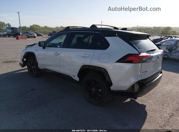 2T3E6RFV4MW006025 2021 TOYOTA RAV4 HYBRID White 