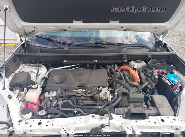 2T3E6RFV4MW015890 2021 TOYOTA RAV4 HYBRID White Rear view