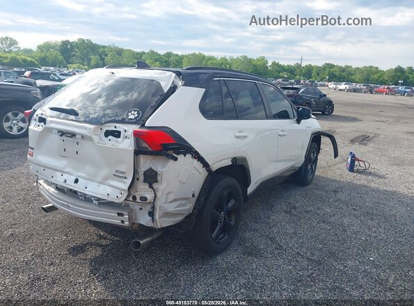 2T3E6RFV4MW015890 2021 TOYOTA RAV4 HYBRID White Rear right
