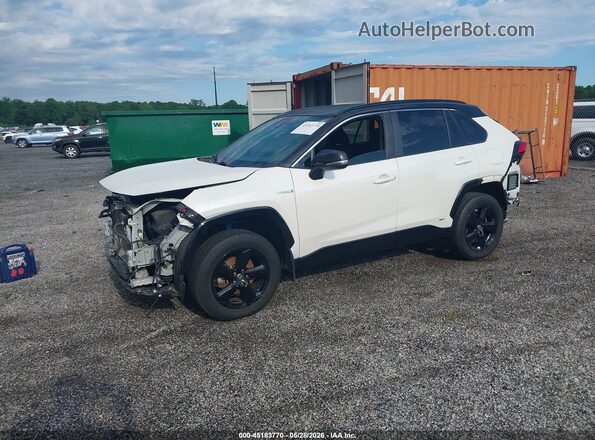 2T3E6RFV4MW015890 2021 TOYOTA RAV4 HYBRID White Front left
