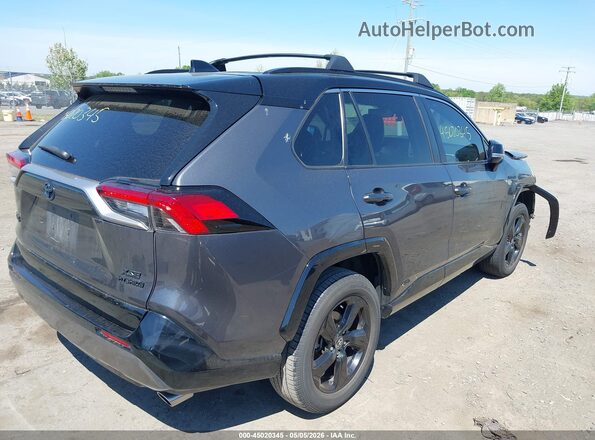 2T3E6RFV4MW017865 2021 TOYOTA RAV4 HYBRID Gray Задня права чверть