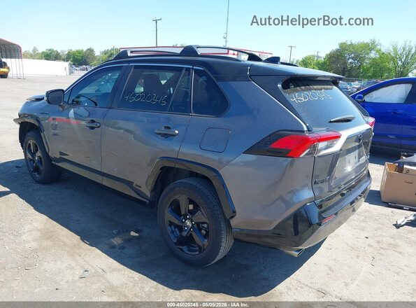 2T3E6RFV4MW017865 2021 TOYOTA RAV4 HYBRID Gray Задня ліва чверть
