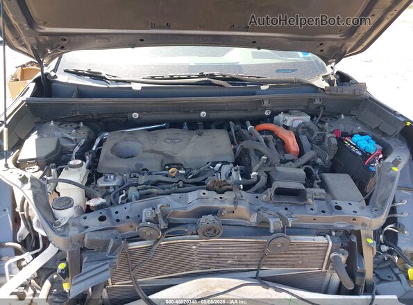 2T3E6RFV4MW017865 2021 TOYOTA RAV4 HYBRID Gray Вид ззаду