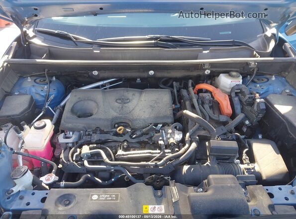 2T3E6RFV5RW056214 2024 TOYOTA RAV4 HYBRID Light Blue უკანა ხედი