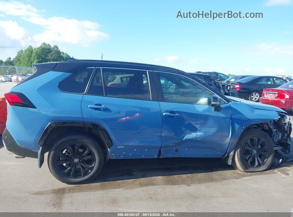 2T3E6RFV5RW056214 2024 TOYOTA RAV4 HYBRID Light Blue უკანა სალონის ხედი