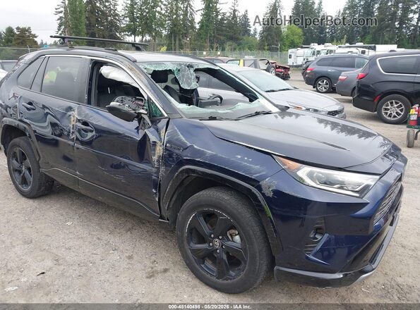 2T3E6RFV6MW026213 2021 TOYOTA RAV4 HYBRID Dark Blue Вид спереду