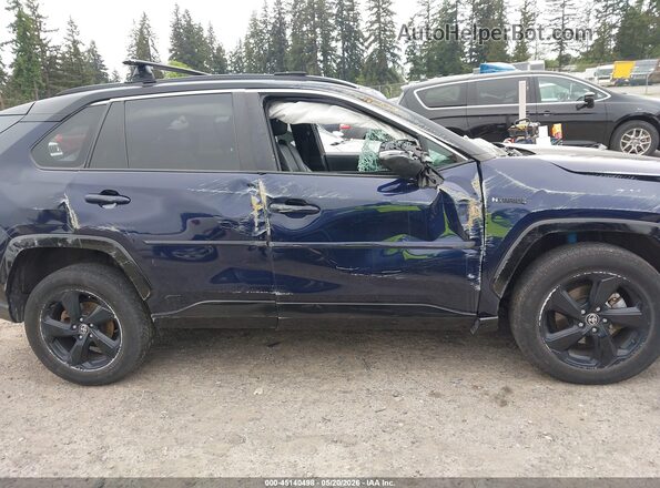 2T3E6RFV6MW026213 2021 TOYOTA RAV4 HYBRID Dark Blue Вид задньої частини салону