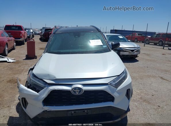 2T3E6RFV6PW038429 2023 TOYOTA RAV4 HYBRID White ხელსაწყოთა პანელის ხედი