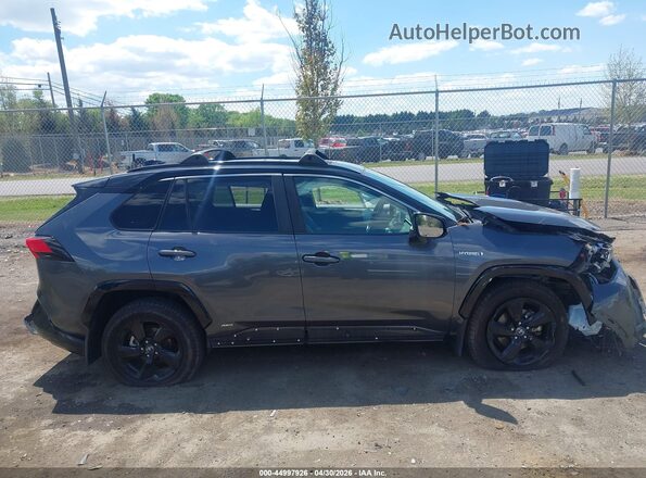 2T3E6RFV7MW006410 2021 TOYOTA RAV4 HYBRID Gray Вид щитка приладів