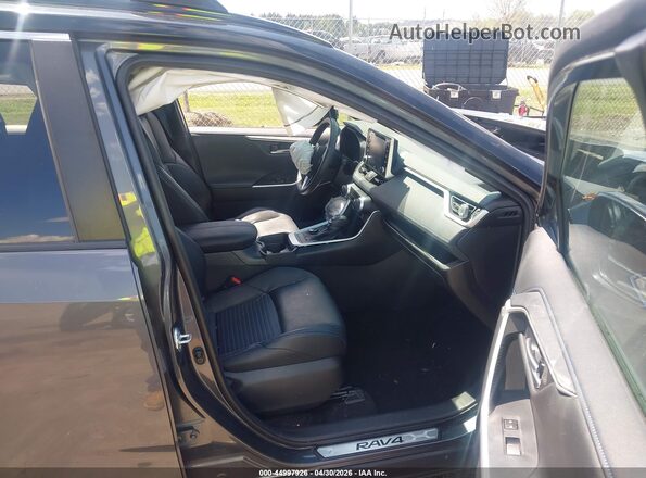 2T3E6RFV7MW006410 2021 TOYOTA RAV4 HYBRID Gray Вид салону спереду