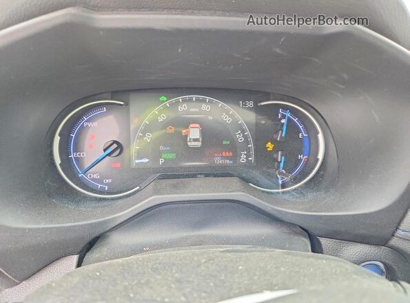 2T3E6RFVXMW004280 2021 TOYOTA RAV4 White ხელსაწყოთა პანელის ხედი