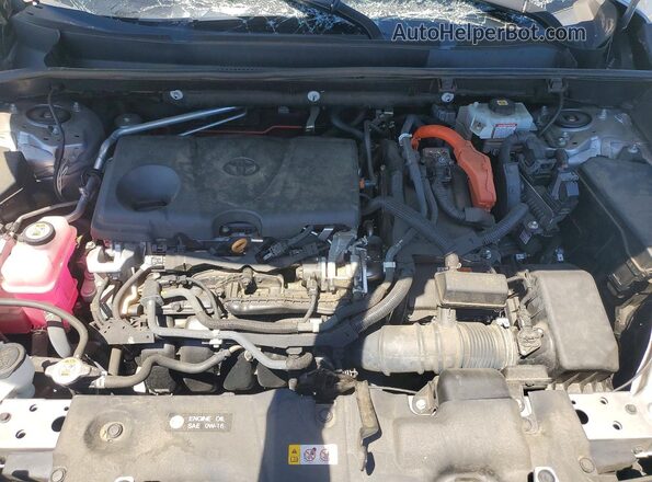 2T3E6RFVXMW020673 2021 TOYOTA RAV4 Silver Rear interior view