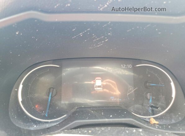 2T3E6RFVXMW020673 2021 TOYOTA RAV4 Silver Instrument cluster view