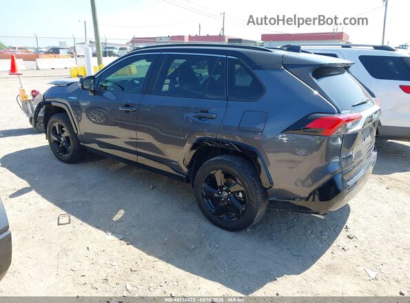 2T3EWRFV3LW084648 2020 TOYOTA RAV4 HYBRID Gray Trasero izquierdo
