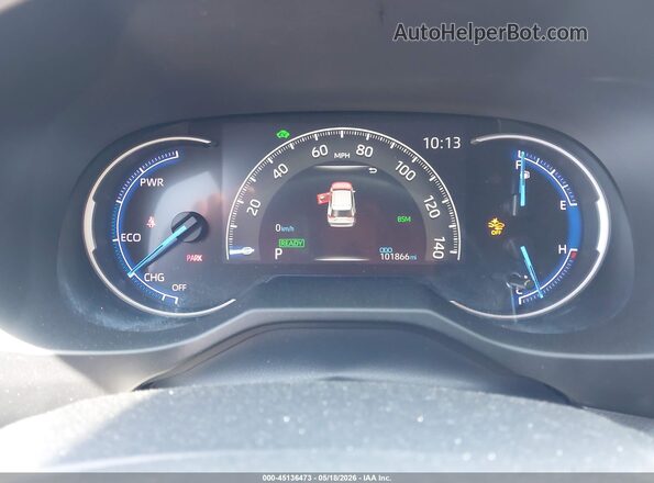 2T3EWRFV3LW084648 2020 TOYOTA RAV4 HYBRID Gray Vista de los asientos traseros