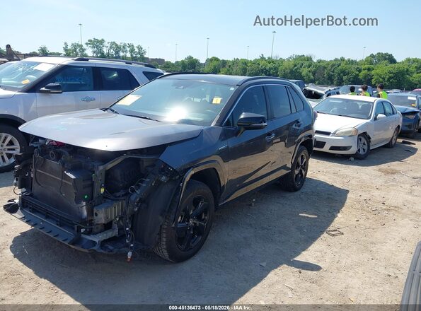 2T3EWRFV3LW084648 2020 TOYOTA RAV4 HYBRID Gray Vista interior de 360 grados