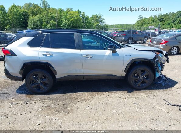 2T3EWRFV5KW029746 2019 TOYOTA RAV4 HYBRID Серебряный 