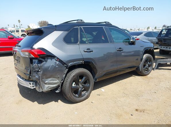 2T3EWRFV6LW073157 2020 TOYOTA RAV4 HYBRID Gray Rear right
