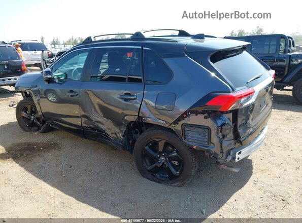 2T3EWRFV6LW073157 2020 TOYOTA RAV4 HYBRID Gray Rear left