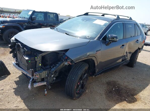 2T3EWRFV6LW073157 2020 TOYOTA RAV4 HYBRID Gray Front left
