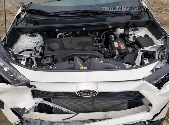 2T3F1RFV1MC248517 2021 TOYOTA RAV4 White Engine compartment view