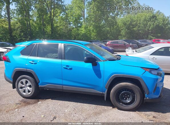 2T3F1RFV3LC123470 2020 TOYOTA RAV4 Blue Rear interior view