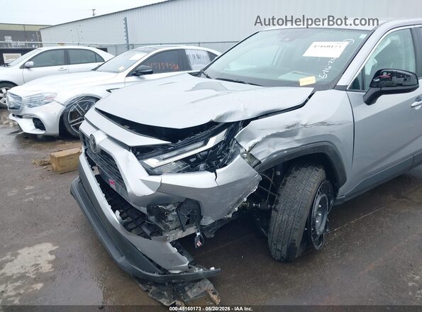 2T3F1RFV4SW573156 2025 TOYOTA RAV4 Silver Front view