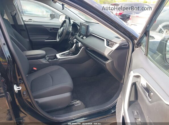 2T3F1RFV7KW080507 2019 TOYOTA RAV4 Black წინა სალონის ხედი