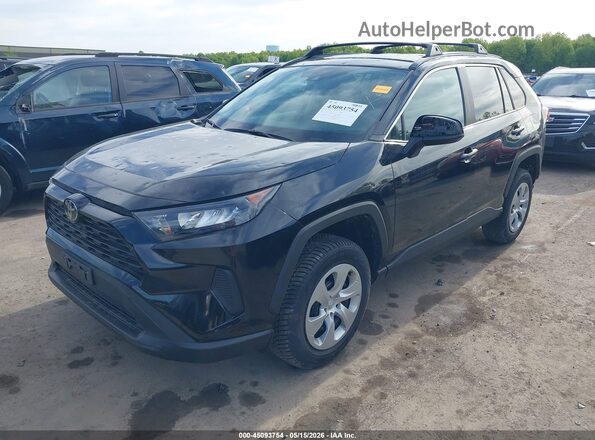2T3F1RFV7KW080507 2019 TOYOTA RAV4 Black წინა მარცხენა ხედი სამი მეოთხედიდან