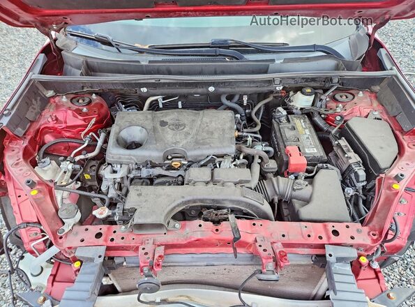 2T3F1RFV7LC105845 2020 TOYOTA LE Red Շարժիչի բաժամունքի տեսք