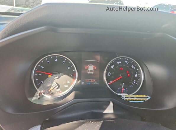 2T3F1RFV8MC151086 2021 TOYOTA RAV4 White Vista del cuadro de instrumentos