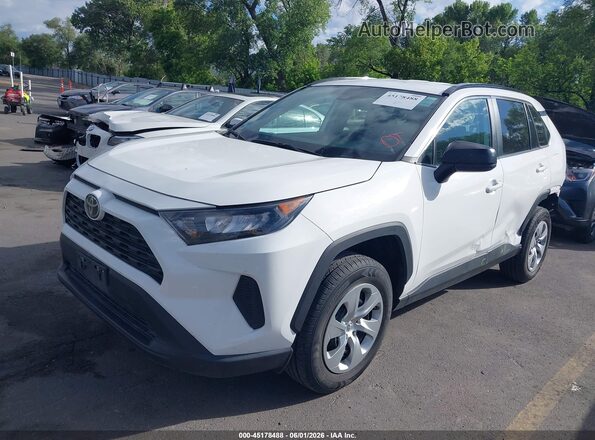 2T3F1RFV9MW201654 2021 TOYOTA RAV4 White Առջևի ձախ երեք քառորդ տեսարան