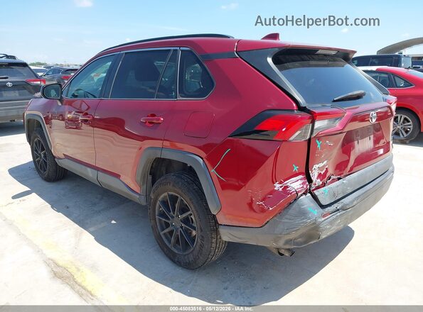 2T3F1RFVXKW020494 2019 TOYOTA LE Maroon Հետևի ձախ