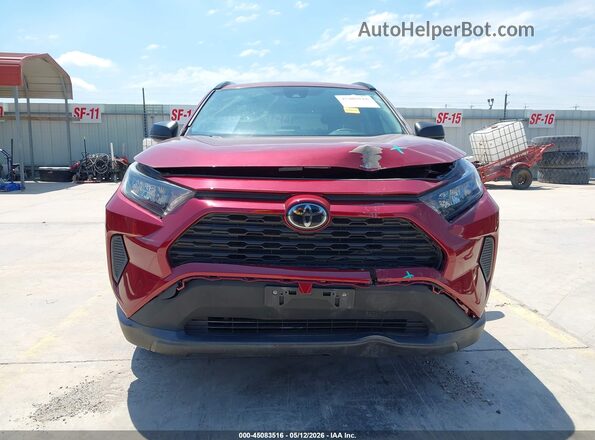 2T3F1RFVXKW020494 2019 TOYOTA LE Maroon Սարքավորումների վահանակի տեսք