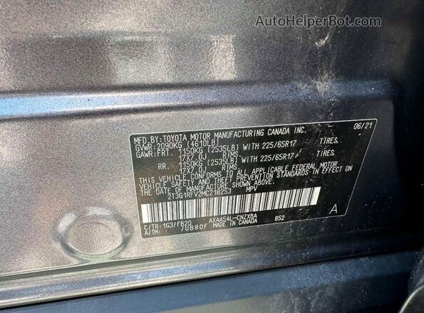 2T3G1RFV2MC218253 2021 TOYOTA RAV4 Black 